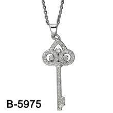 Latest Design 925 Silver Micro Setting Pendant Rhodium Plating. (B-5975)